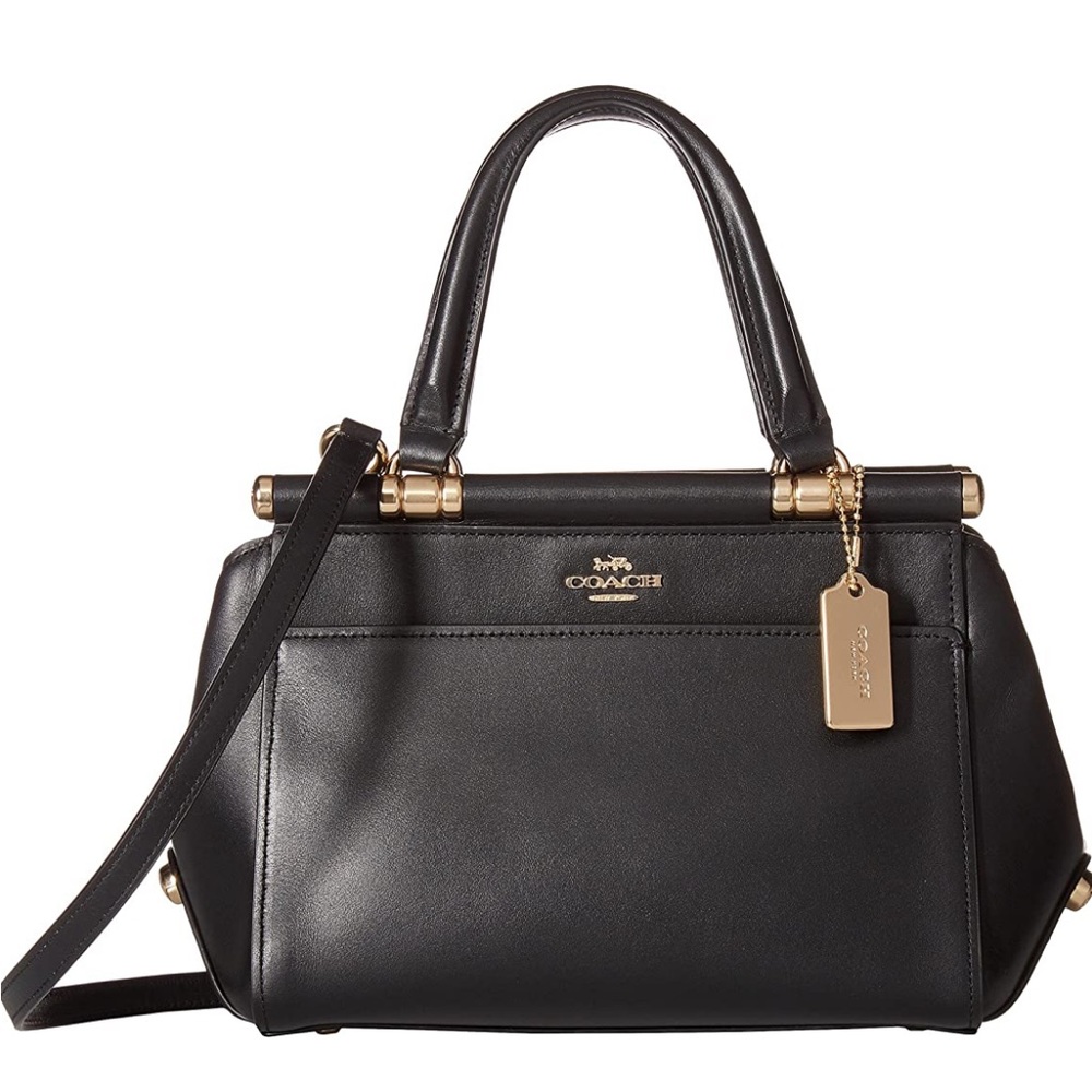 COACH Grace 20 Bag in Refined Calf Leather Li/Black